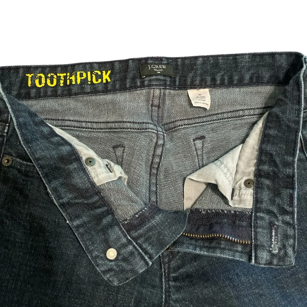 J. Crew Toothpick Dark Blue Skinny Jeans Size 26